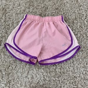 hey everyone i’m selling pink and purple athletic shorts, which are size XS